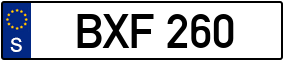 Truck License Plate